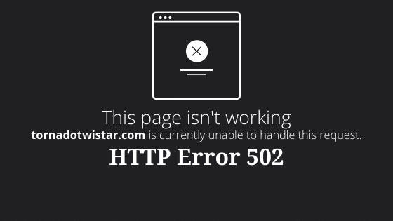 How To Fix HTTP 502 Error In Brave Browser? | TornadoTwistar Gaming